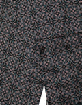 Dolce & Gabbana Black Silk Geometric Fringed Neck Shawl Scarf