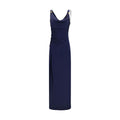 Versace Blue Viscose Casual Dress