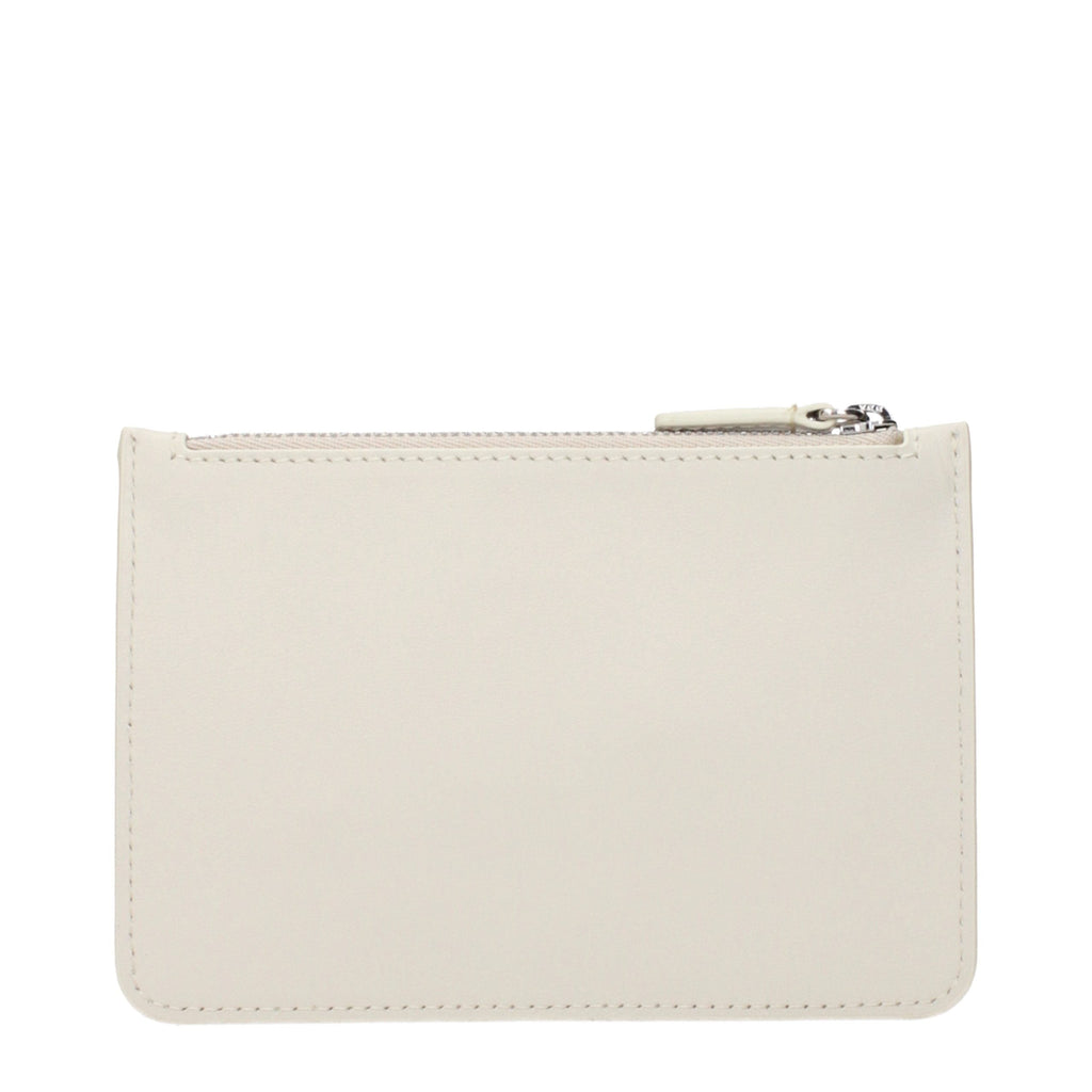 Courrèges Beige Leather Wallet