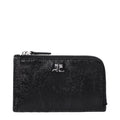 Courrèges Black Leather Wallet