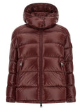 Moncler Bordeaux Polyamide Full-Length Jacket