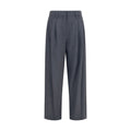 Brunello Cucinelli Gray Wool Oves Aries Dress Pants