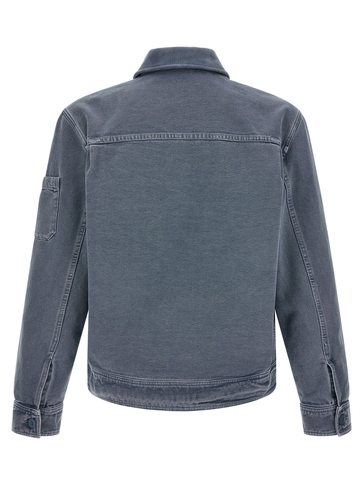 A.P.C. Gray Cotton Denim Jacket