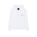 Armani Exchange White Cotton Hoodie