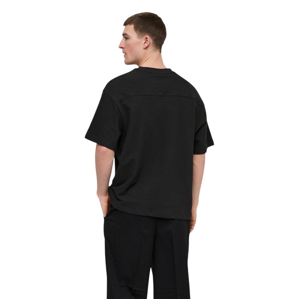 Only & Sons Black Cotton T-Shirt