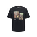 Only & Sons Black Cotton T-Shirt