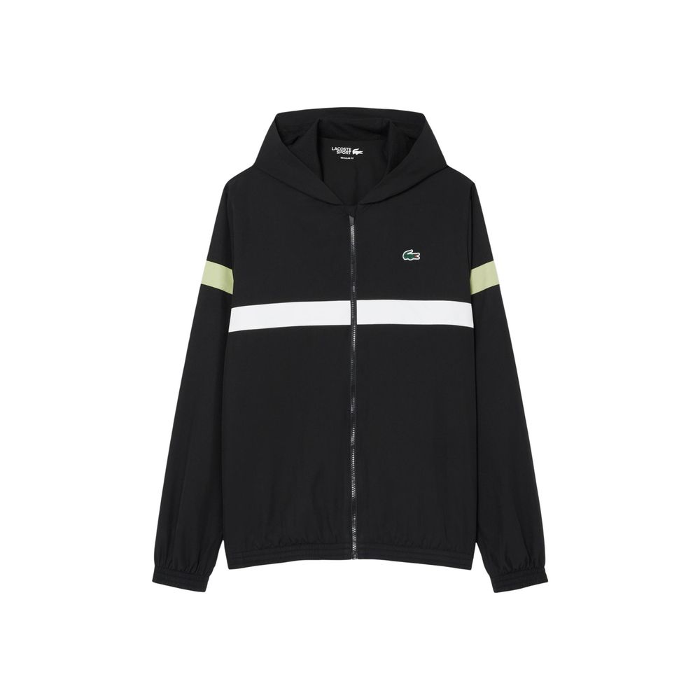 Lacoste Black And White Polyester Sweatsuit