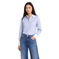 Morgan De Toi Blue Polyester Blouse