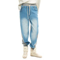 Desigual Light Blue Cotton Mom Jeans
