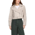 Only Beige Recycled Polyester Biker Jacket