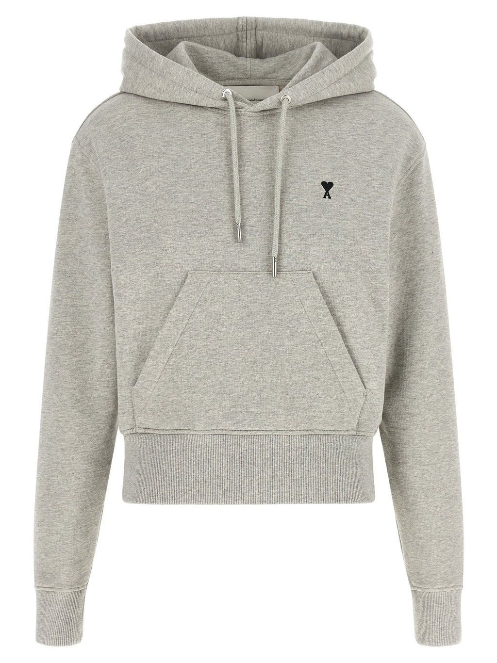 Ami Paris Gray Cotton Sweatshirt