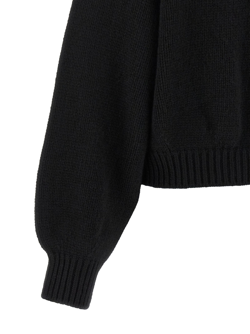 Khaite Black Cashmere Cardigan