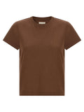 Khaite Brown Cotton T-Shirt