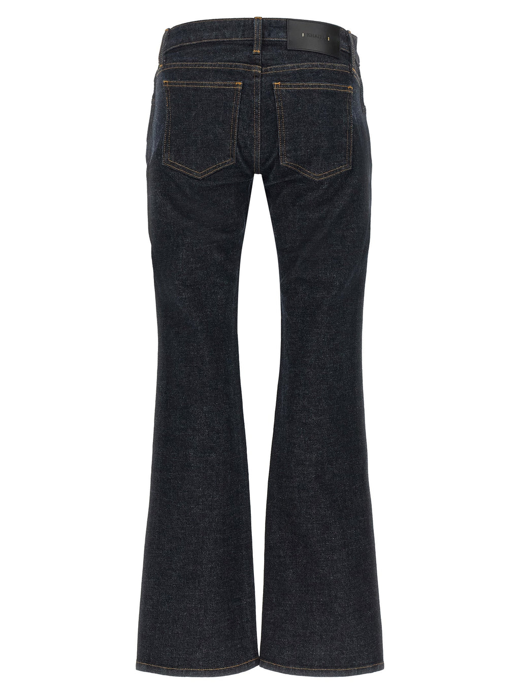 Khaite Blue Cotton Flared Jeans
