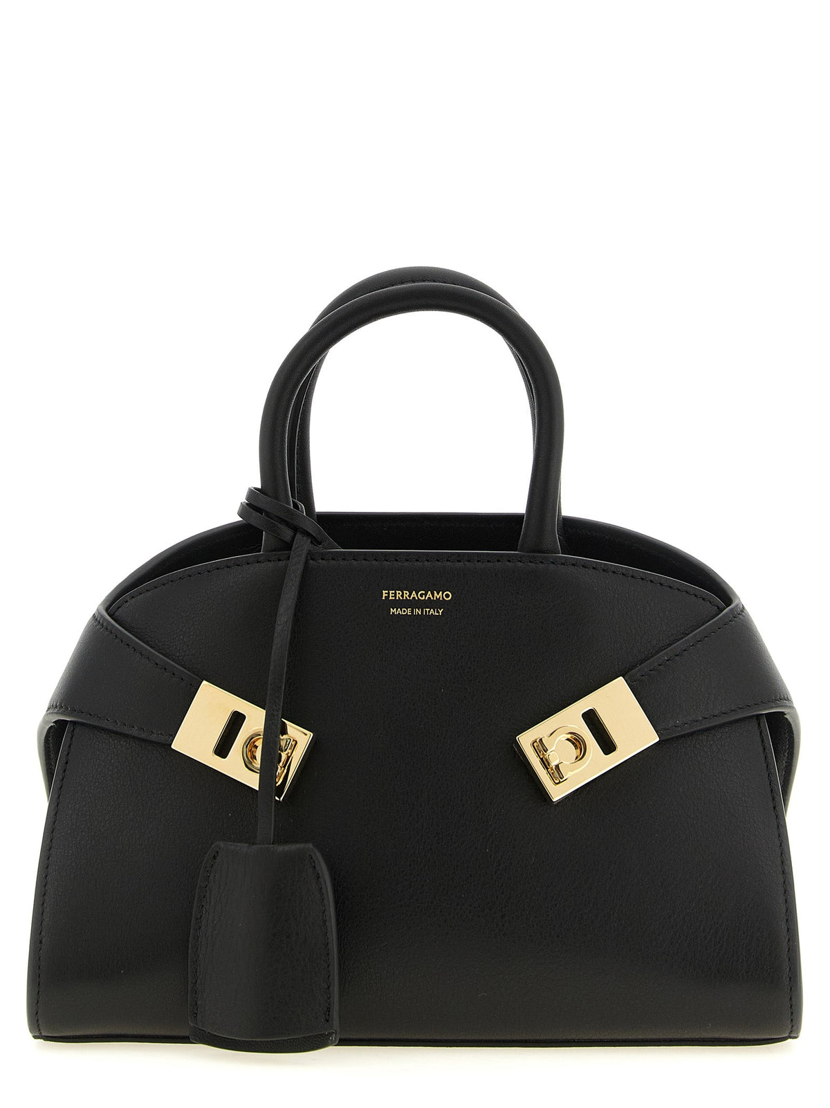Ferragamo Black Calfskin Handbag
