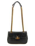 Vivienne Westwood Black Calfskin Shoulder Bag