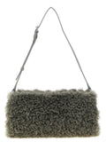 Stella McCartney Gray Polyester Clutch Bag