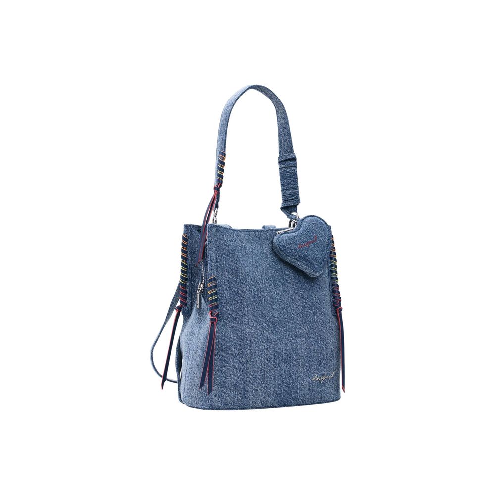 Desigual Blue Cotton Backpack