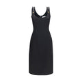 Versace Black Wool Oves Aries Casual Dress