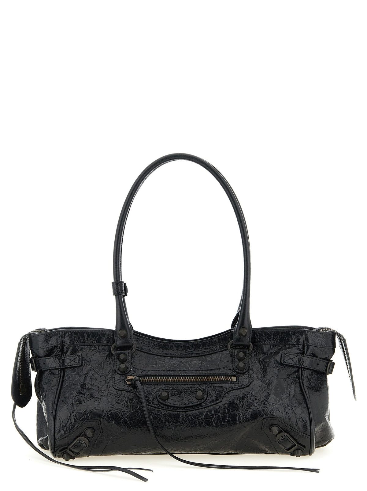 Balenciaga Black Lamb Leather Shoulder Bag