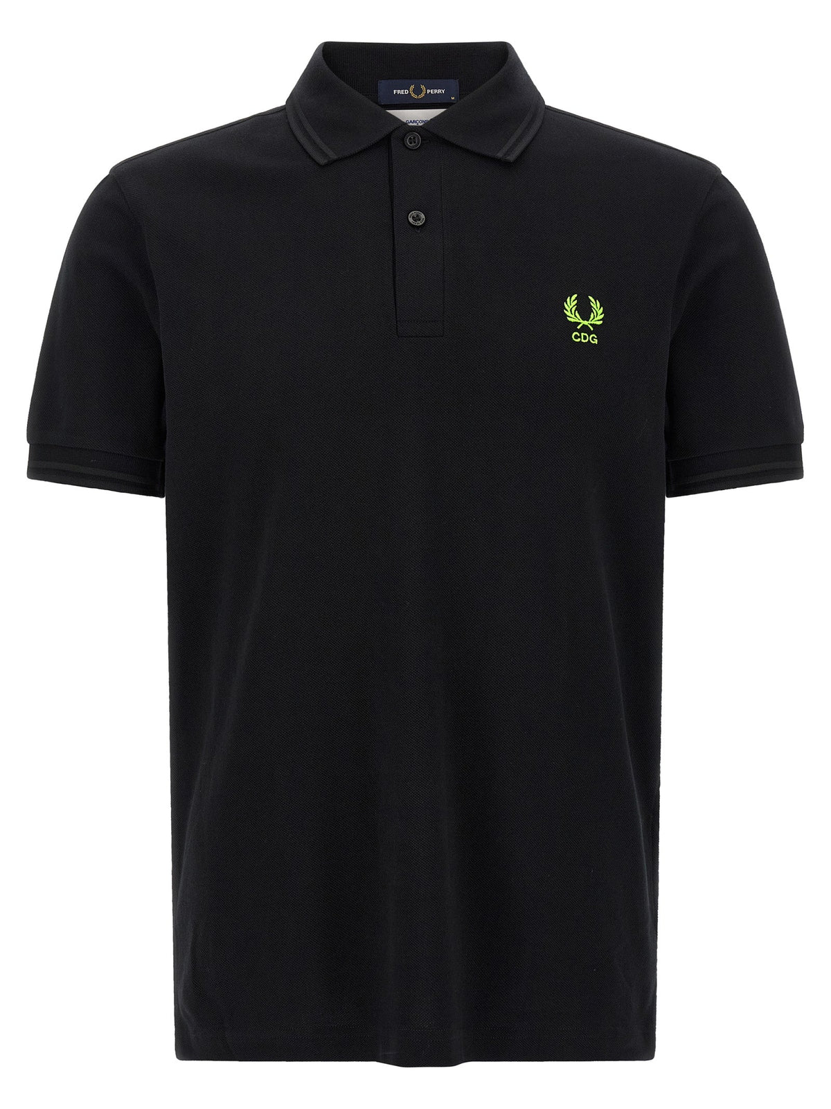 Comme Des Garçons Bicolor Cotton Polo Shirt