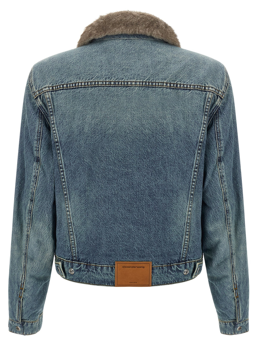 DENIM X ALEXANDER WANG Blue Cotton Denim Jacket