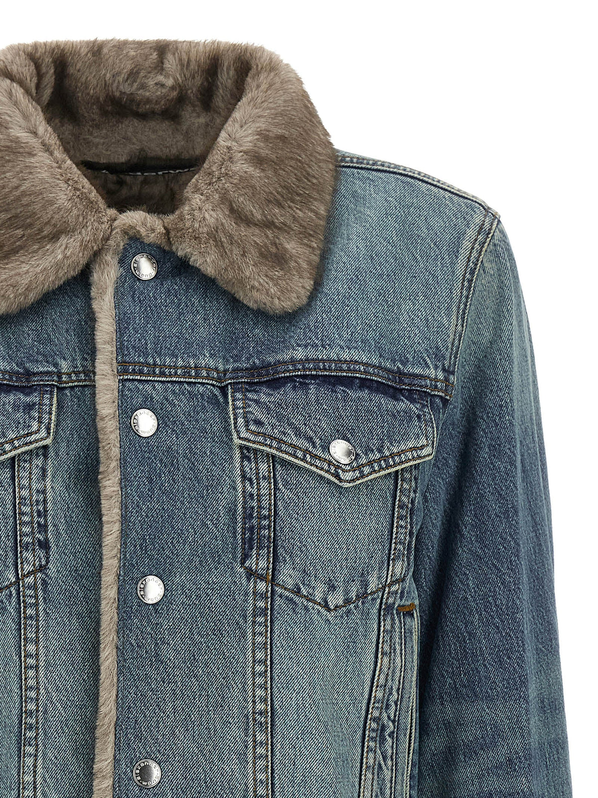 DENIM X ALEXANDER WANG Blue Cotton Denim Jacket