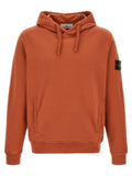 Stone Island Orange Cotton Sweatshirt