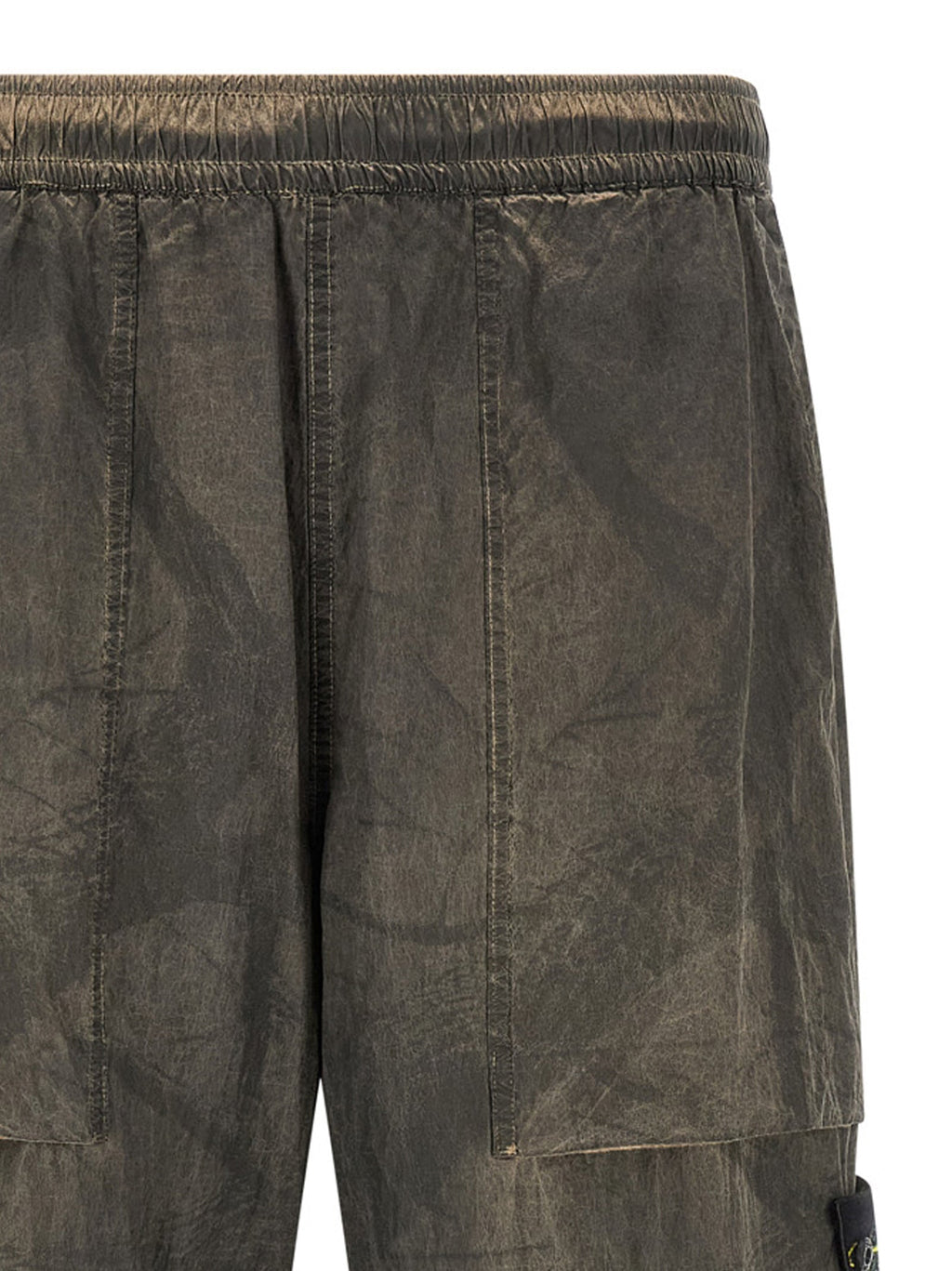Stone Island Gray Polyamide Casual Pants