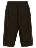 Saint Laurent Brown Wool Bermuda Shorts