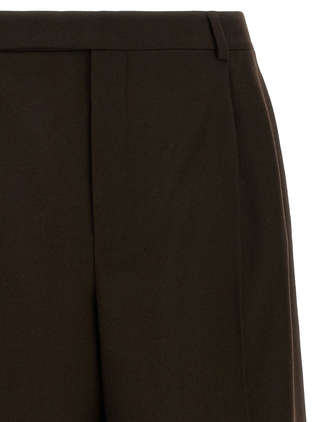 Saint Laurent Brown Wool Bermuda Shorts