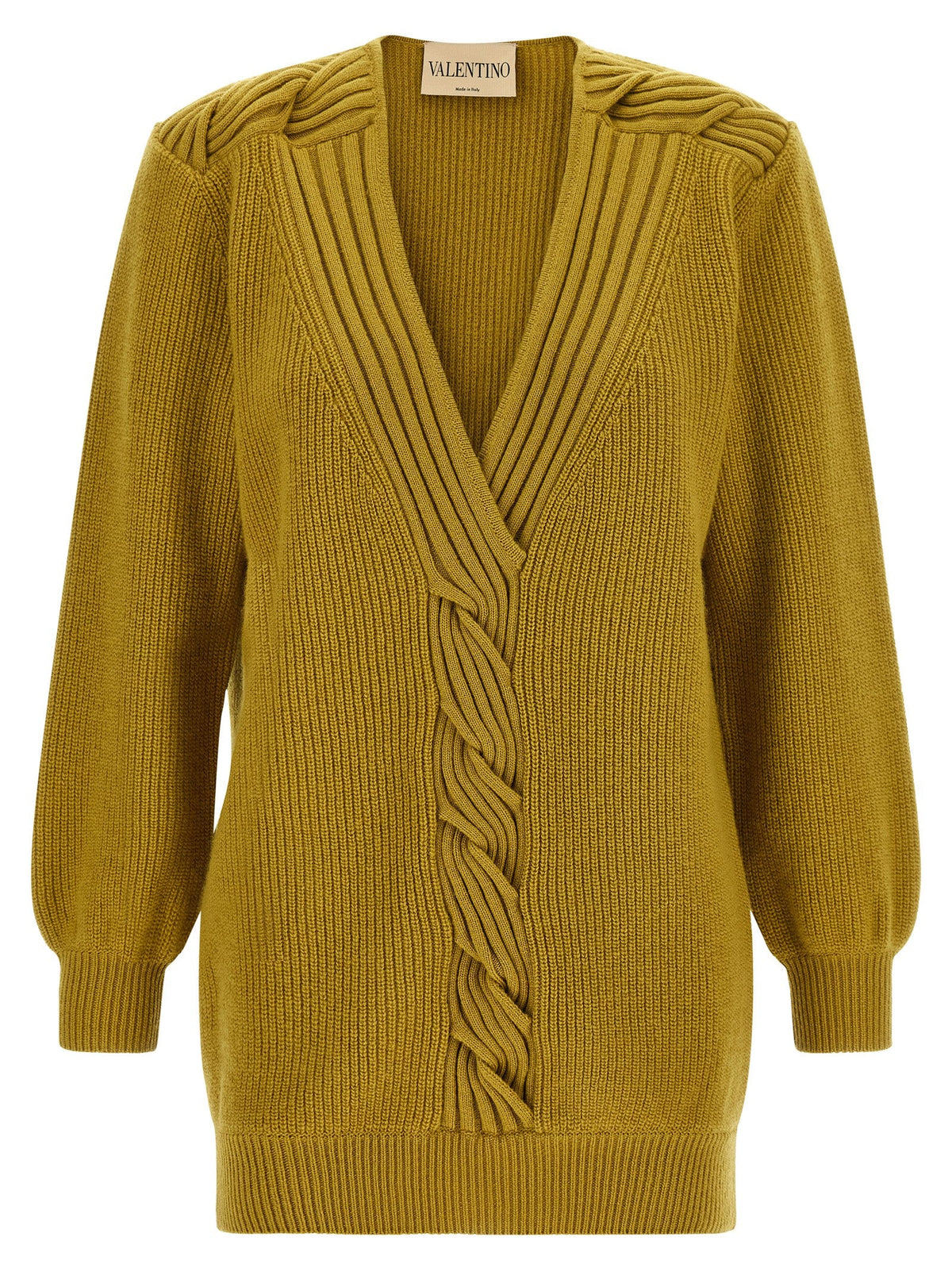Valentino Garavani Multicolor Virgin Wool Cardigan