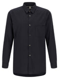 Comme Des Garçons Blue Polyester Blouse