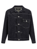 Comme Des Garçons Blue Cotton Denim Jacket