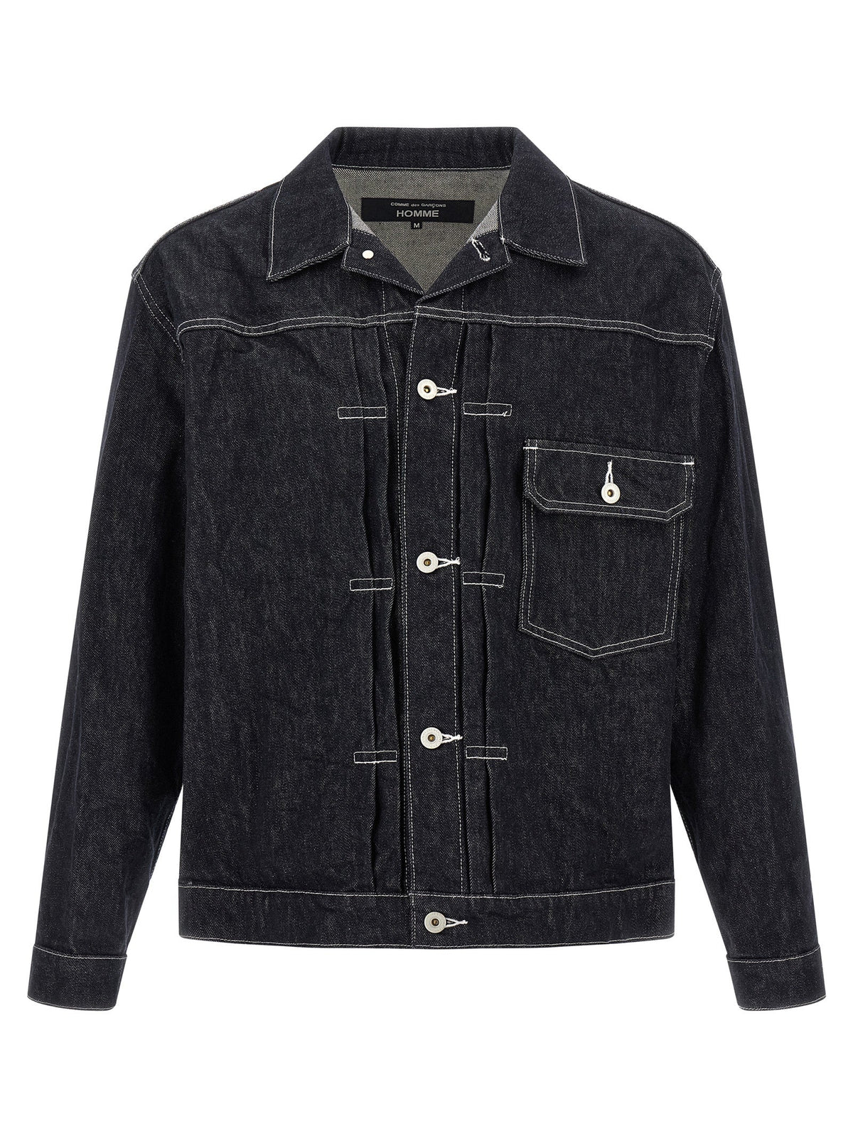 Comme Des Garçons Blue Cotton Denim Jacket