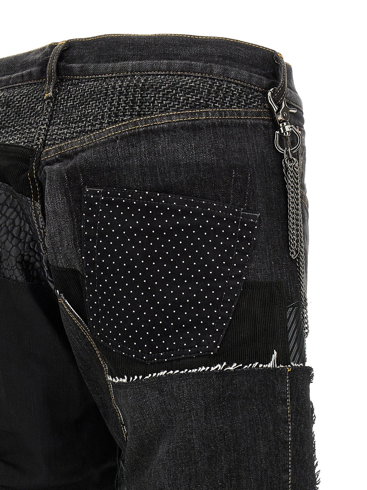 Junya Watanabe Blue Cotton Jeans Denim