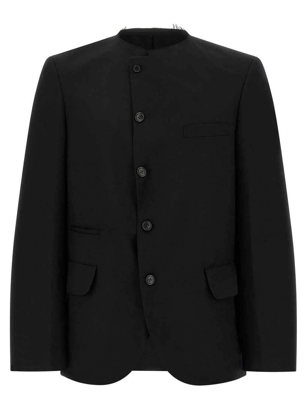 Comme Des Garçons Black Wool Blazer