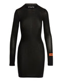 Heron Preston Black Polyester Short Dress