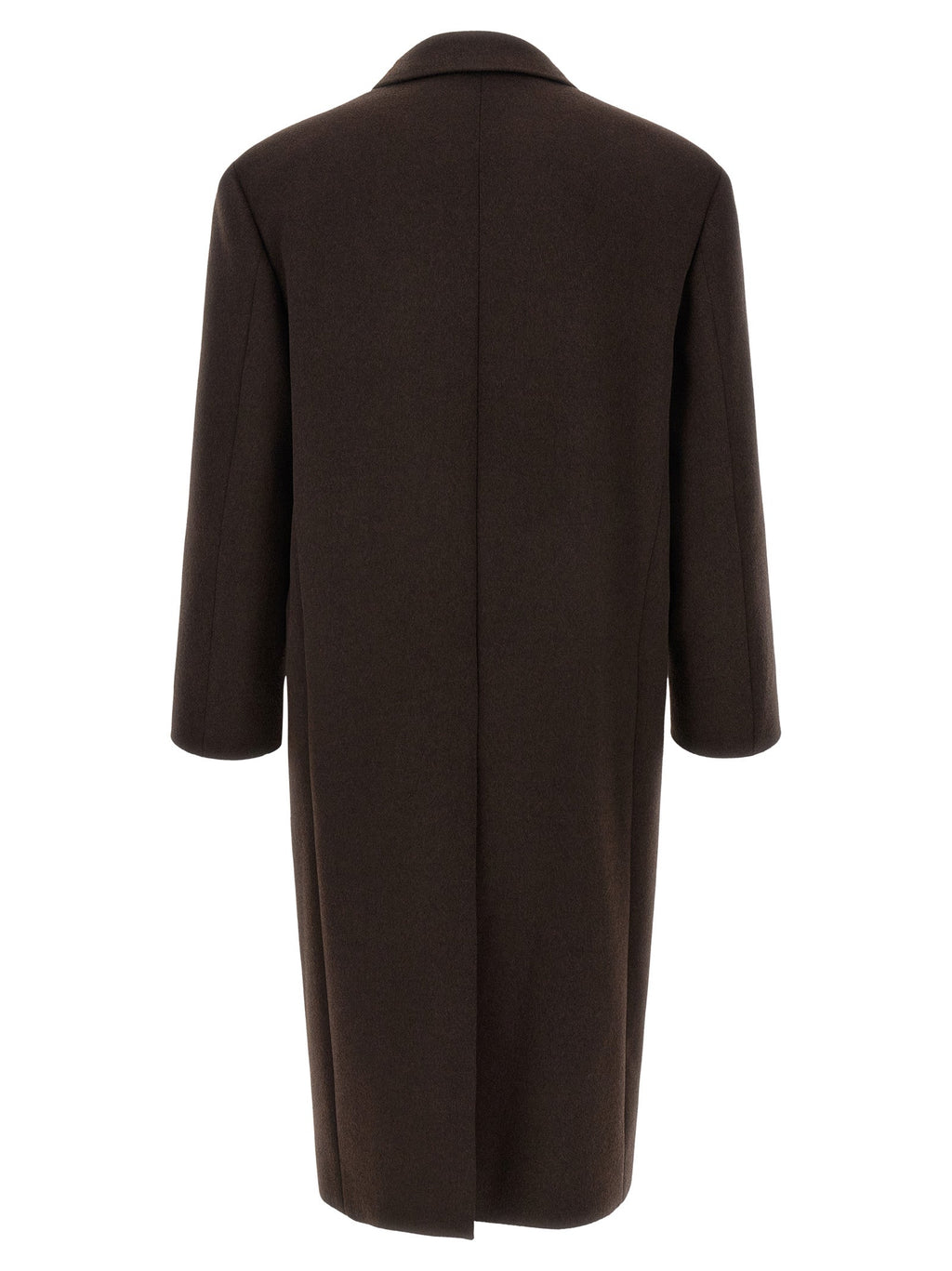 Saint Laurent Brown Wool Coat
