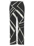 PLEATS PLEASE ISSEY MIYAKE Gray Polyester Casual Pants