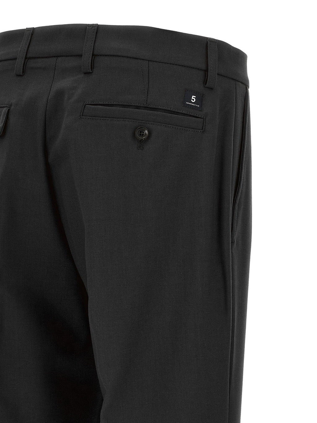 Department 5 Black Polyester Chino Pants
