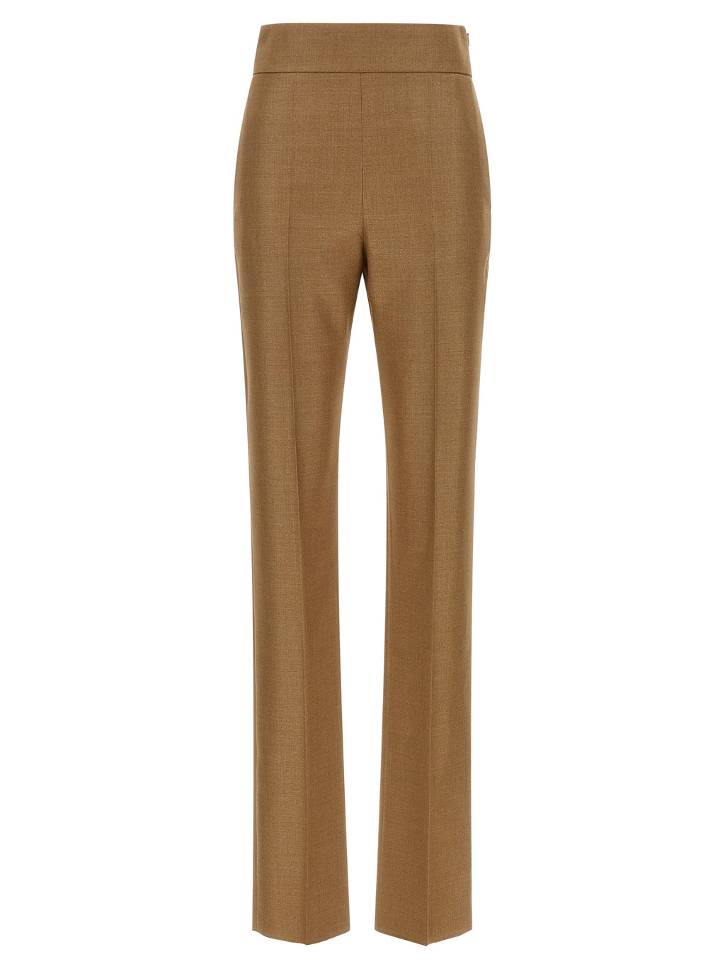 Valentino Garavani Beige Virgin Wool Dress Pants