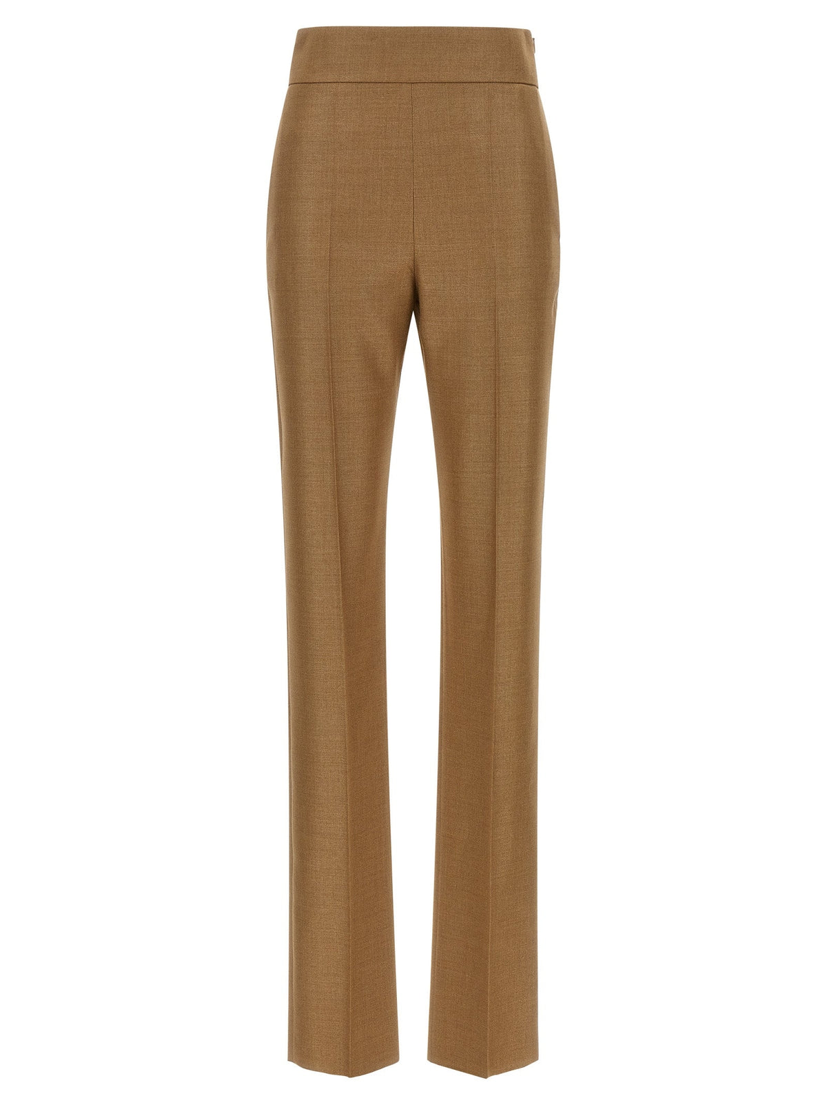 Valentino Garavani Beige Virgin Wool Dress Pants