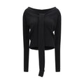 Ermanno Scervino Black Cashmere Cardigan