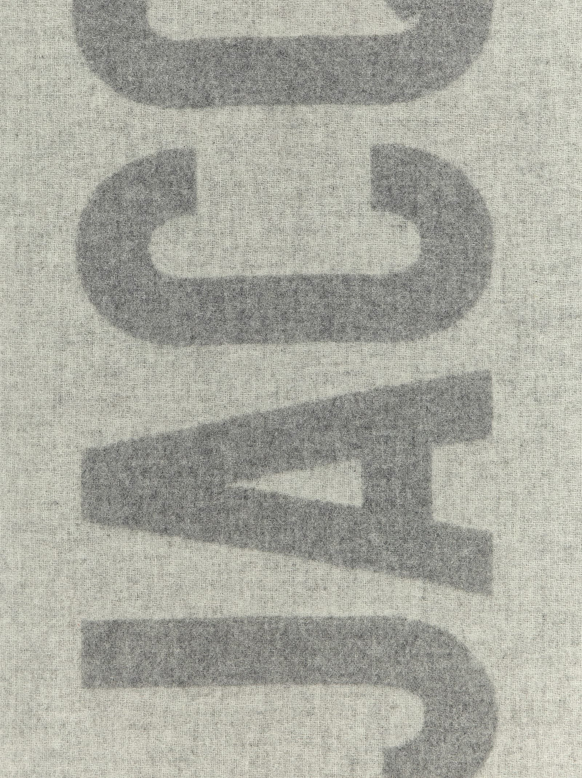 Jacquemus Gray Wool Foulard