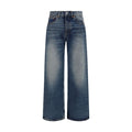 Our Legacy Blue Cotton Relaxed Fit Jeans