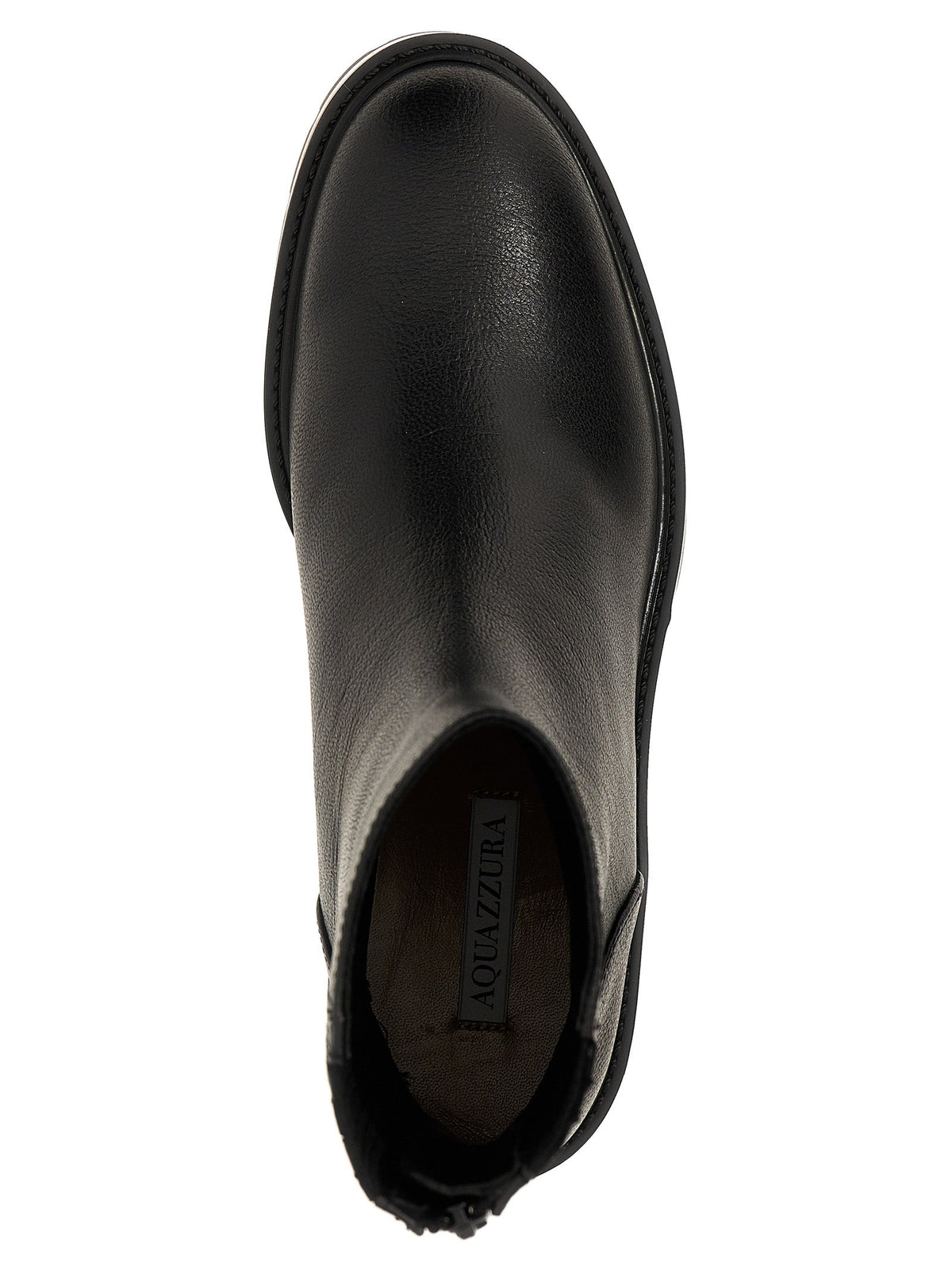Aquazzura Black Calfskin Ankle Boots