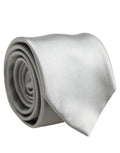 Dolce & Gabbana Gray Satin 100% Silk Adjustable Tied Men Necktie Tie