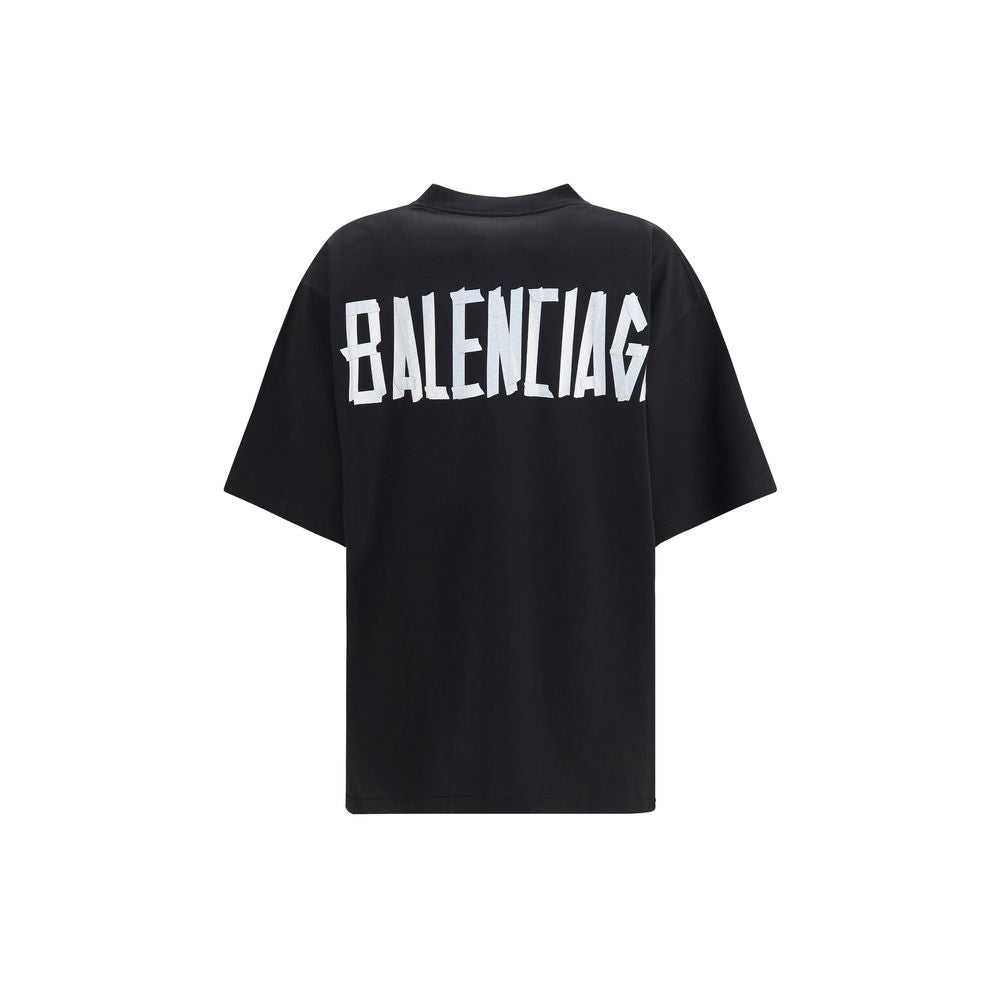 Balenciaga Black Cotton T-Shirt