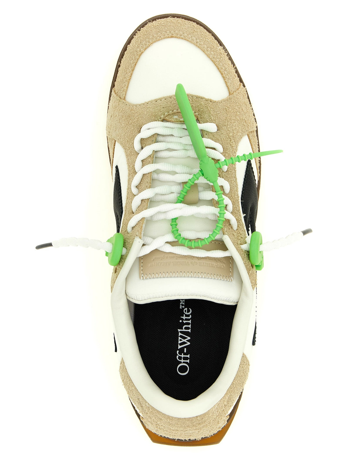 Off-White Multicolor Nylon Athletic Sneakers